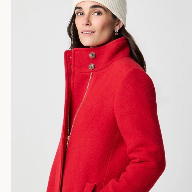 J. Crew Factory Wool City Coat